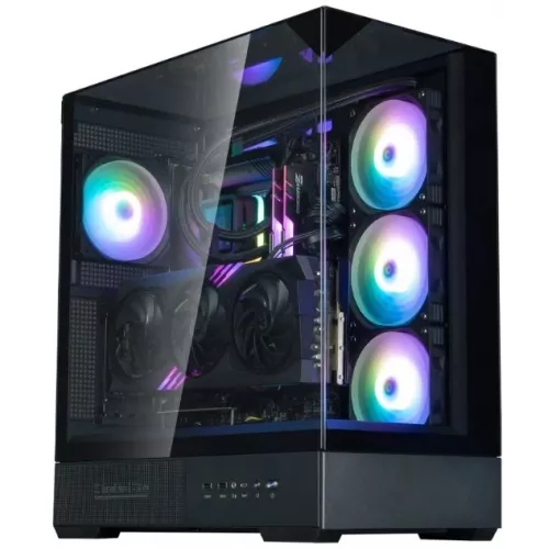 Корпус Zalman P40 Prism черный без БП ATX 8x120mm 2xUSB3.0 audio bott PSU