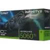Видеокарта Palit PCI-E 5.0 PA-RTX5060Ti INFINITY 3 OC NVIDIA GeForce RTX 5060TI 16Gb 128bit GDDR7 2407/28000 HDMIx1 DPx3 HDCP Ret