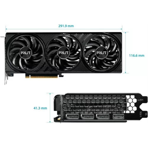 Видеокарта Palit PCI-E 5.0 PA-RTX5060Ti INFINITY 3 OC NVIDIA GeForce RTX 5060TI 16Gb 128bit GDDR7 2407/28000 HDMIx1 DPx3 HDCP Ret