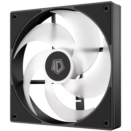 Вентилятор для корпуса ID-Cooling AS-140-ARGB-K ARGB 140х140x25 черный 4-pin 24.9дБ Ret