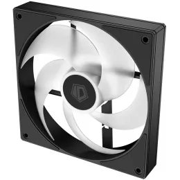 Вентилятор для корпуса ID-Cooling AS-140-ARGB-K ARGB 140х140x25 черный 4-pin 24.9дБ Ret