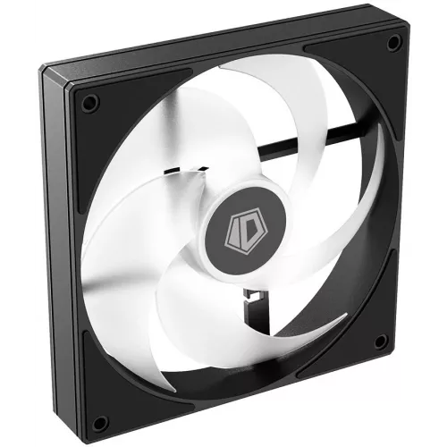 Вентилятор для корпуса ID-Cooling AS-140-ARGB-K ARGB 140х140x25 черный 4-pin 24.9дБ Ret