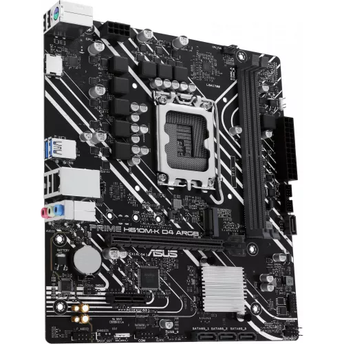 Материнская плата Asus PRIME H610M-K D4 ARGB Soc-1700 Intel H610 2xDDR4 mATX AC`97 8ch(7.1) GbLAN+HDMI