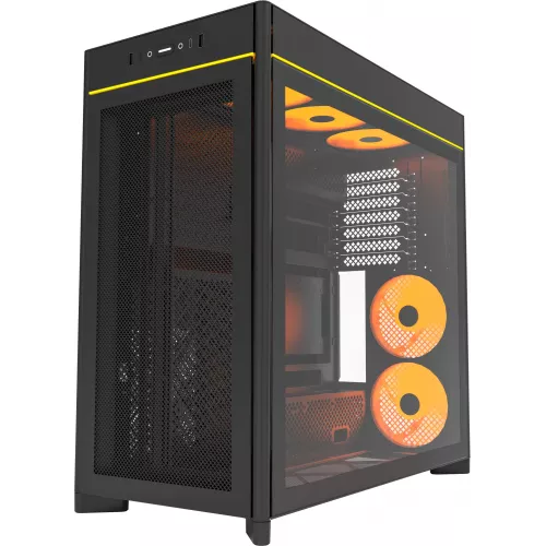 Корпус Montech HS01 Pro черный без БП ATX 6x120mm 2x140mm 2xUSB3.0 audio