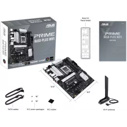 Материнская плата Asus PRIME B650-PLUS WIFI Socket AM5 AMD B650 4xDDR5 ATX AC`97 8ch(7.1) 2.5Gg RAID+HDMI+DP