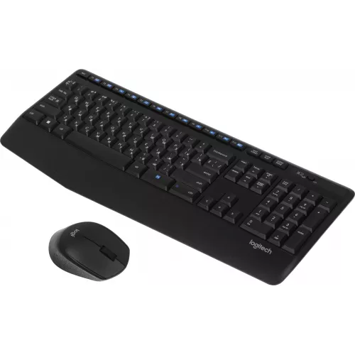 Клавиатура + мышь Logitech MK345 клав:черный мышь:черный USB беспроводная (920-012925)
