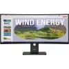 Монитор Lenovo 34" ThinkVision T34wd-40 черный VA LED 4ms 21:9 HDMI матовая HAS Piv 3000:1 300cd 178гр/178гр 3440x1440 120Hz DP WQ USB 9.2кг