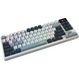 Клавиатура MSI GK600 механическая белый/синий USB беспроводная BT/Radio Multimedia for gamer LED (S11-43RUP01-HH9) кабель 1.8м