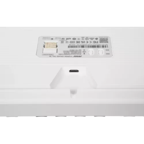 Клавиатура MSI GK600 механическая белый/синий USB беспроводная BT/Radio Multimedia for gamer LED (S11-43RUP01-HH9) кабель 1.8м