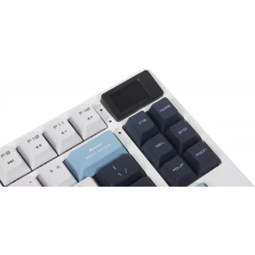 Клавиатура MSI GK600 механическая белый/синий USB беспроводная BT/Radio Multimedia for gamer LED (S11-43RUP01-HH9) кабель 1.8м