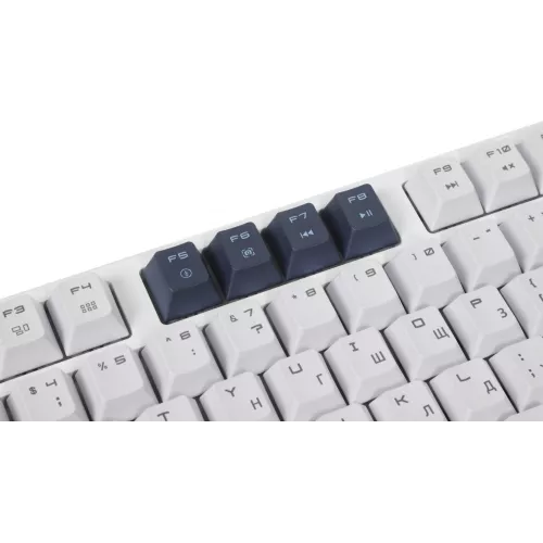 Клавиатура MSI GK600 механическая белый/синий USB беспроводная BT/Radio Multimedia for gamer LED (S11-43RUP01-HH9) кабель 1.8м