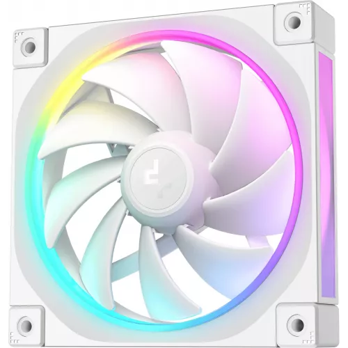 Вентилятор для корпуса Deepcool FL12 Wh ARGB 120х120x25 белый 4-pin 32дБ (R-FL12-WHAPN1-G) Ret