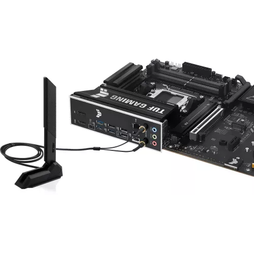 Материнская плата Asus TUF GAMING B650E-E WIFI Socket AM5 AMD B650 4xDDR5 ATX AC`97 8ch(7.1) 2.5Gg RAID+HDMI+DP