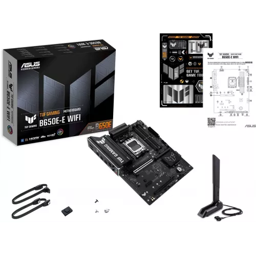 Материнская плата Asus TUF GAMING B650E-E WIFI Socket AM5 AMD B650 4xDDR5 ATX AC`97 8ch(7.1) 2.5Gg RAID+HDMI+DP