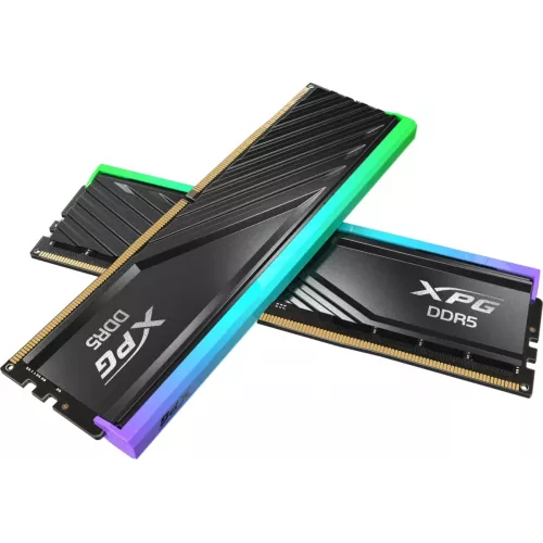 Память DDR5 2x16GB 6000MHz A-Data AX5U6000C3616G-DTLABRBK XPG Lancer Blade RGB RTL Gaming PC5-48000 CL36 DIMM ECC 288-pin 1.35В kit dual rank с радиатором Ret
