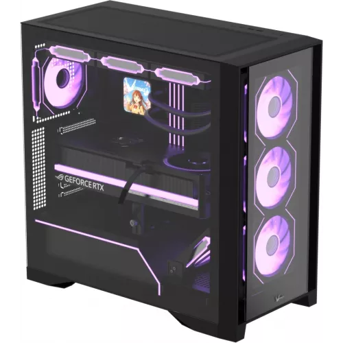 Корпус Formula Air Power G8 черный без БП ATX 8x120mm 6x140mm 2xUSB3.0 audio bott PSU