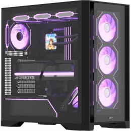 Корпус Formula Air Power G8 черный без БП ATX 8x120mm 6x140mm 2xUSB3.0 audio bott PSU