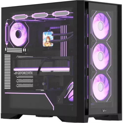 Корпус Formula Air Power G8 черный без БП ATX 8x120mm 6x140mm 2xUSB3.0 audio bott PSU