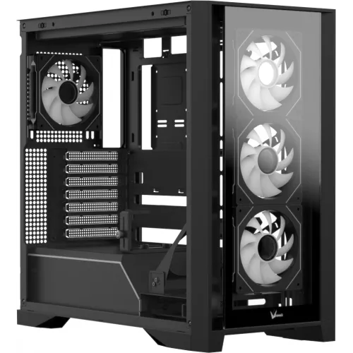 Корпус Formula Air Power G8 черный без БП ATX 8x120mm 6x140mm 2xUSB3.0 audio bott PSU