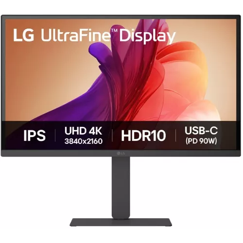 Монитор LG 27" UltraFine 27U730A-B черный IPS LED 16:9 HDMI M/M матовая HAS 1000:1 300cd 178гр/178гр 3840x2160 60Hz DP 4K USB 7.7кг