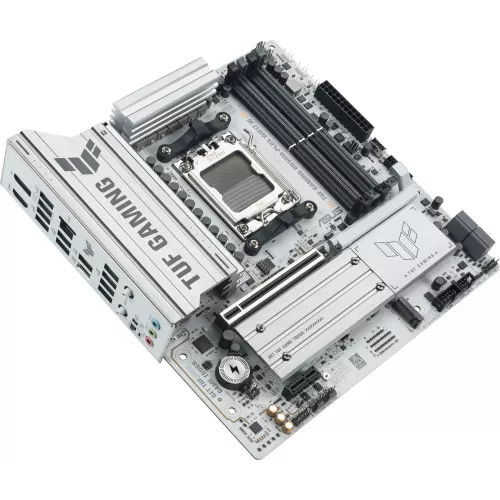Материнская плата Asus TUF GAMING B850M-PLUS WIFI7 W Socket AM5 AMD B850 4xDDR5 mATX AC`97 8ch(7.1) 2.5Gg RAID+HDMI+DP