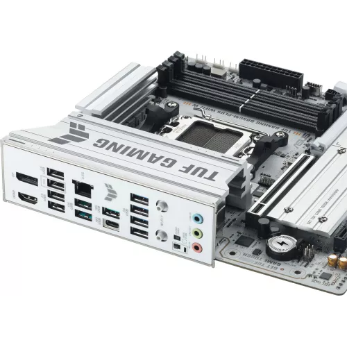 Материнская плата Asus TUF GAMING B850M-PLUS WIFI7 W Socket AM5 AMD B850 4xDDR5 mATX AC`97 8ch(7.1) 2.5Gg RAID+HDMI+DP