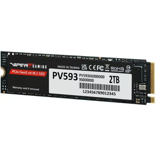 Накопитель SSD Patriot PCIe 5.0 x4 2TB PV593P2TBM28H Viper VP593 M.2 2280
