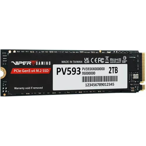 Накопитель SSD Patriot PCIe 5.0 x4 2TB PV593P2TBM28H Viper VP593 M.2 2280