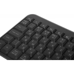 Клавиатура + мышь Logitech MK250 Compact MR0114 клав:графитовый мышь:графитовый USB беспроводная BT Multimedia (920-013853)