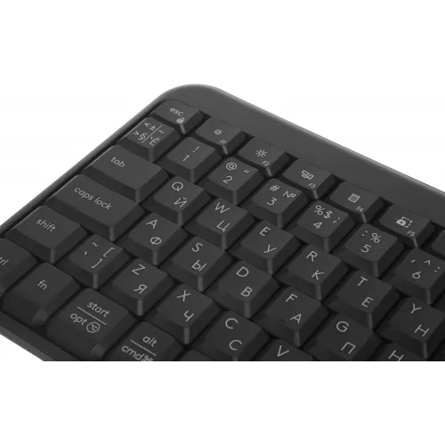 Клавиатура + мышь Logitech MK250 Compact MR0114 клав:графитовый мышь:графитовый USB беспроводная BT Multimedia (920-013853)