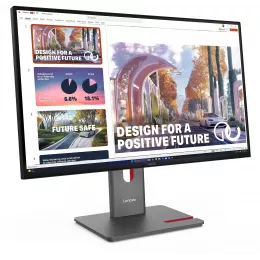 Монитор Lenovo 27" ThinkVision P27QD-40 черный IPS LED 4ms 16:9 HDMI матовая HAS Piv 1500:1 350cd 178гр/178гр 2560x1440 120Hz DP QHD USB 6.8кг