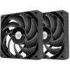 Вентилятор для корпуса Thermaltake Toughfan 14 Pro 140х140x25 черный 4-pin 31.6дБ (упак.:2шт) (CL-F160-PL14BL-A) Ret