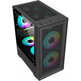 Корпус Accord ACC-1902 черный без БП mATX 7x120mm 2xUSB2.0 1xUSB3.0 audio bott PSU