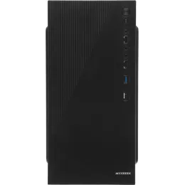 Корпус Accord ACC-XA09 черный без БП mATX 1x80mm 1x120mm 2xUSB2.0 1xUSB3.0 audio bott PSU