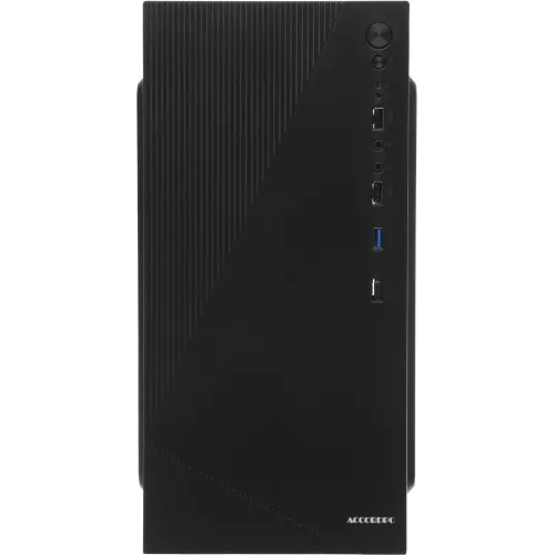 Корпус Accord ACC-XA09 черный без БП mATX 1x80mm 1x120mm 2xUSB2.0 1xUSB3.0 audio bott PSU