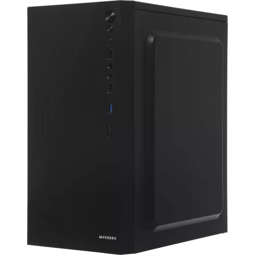 Корпус Accord ACC-XA09 черный без БП mATX 1x80mm 1x120mm 2xUSB2.0 1xUSB3.0 audio bott PSU