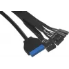 Корпус Accord ACC-XA09 черный без БП mATX 1x80mm 1x120mm 2xUSB2.0 1xUSB3.0 audio bott PSU