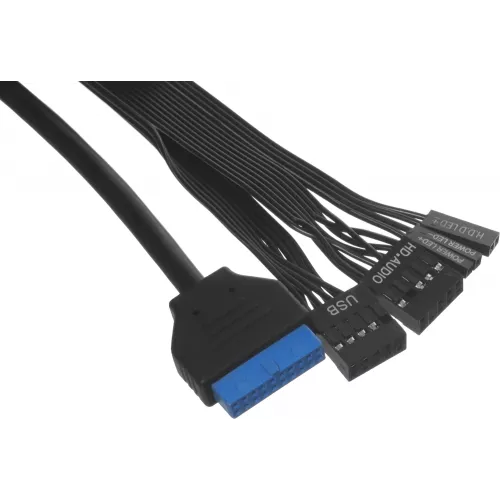Корпус Accord ACC-XA09 черный без БП mATX 1x80mm 1x120mm 2xUSB2.0 1xUSB3.0 audio bott PSU