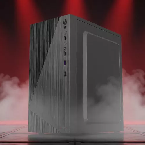 Корпус Accord ACC-XA09 черный без БП mATX 1x80mm 1x120mm 2xUSB2.0 1xUSB3.0 audio bott PSU