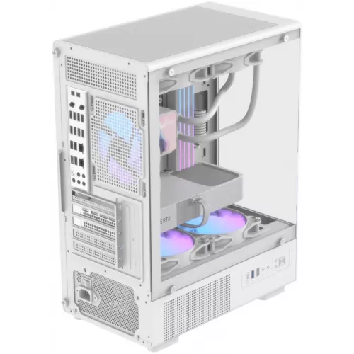 Корпус Formula Crystal Z1CM v2 белый без БП mATX 1xUSB2.0 1xUSB3.0 audio bott PSU