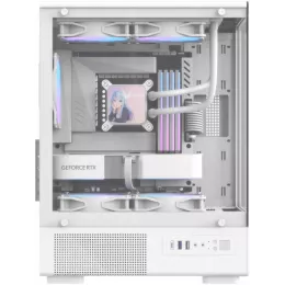 Корпус Formula Crystal Z1CM v2 белый без БП mATX 1xUSB2.0 1xUSB3.0 audio bott PSU