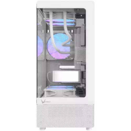 Корпус Formula Crystal Z1CM v2 белый без БП mATX 1xUSB2.0 1xUSB3.0 audio bott PSU