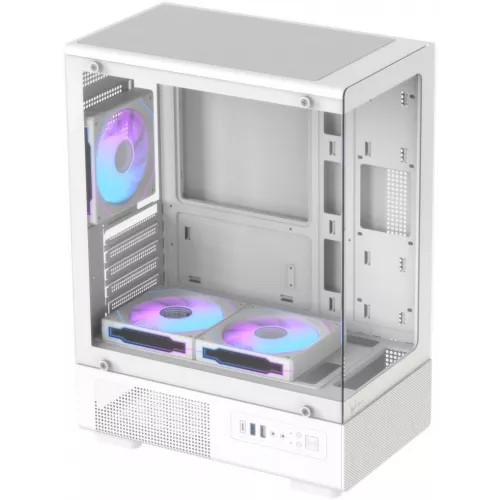Корпус Formula Crystal Z1CM v2 белый без БП mATX 1xUSB2.0 1xUSB3.0 audio bott PSU