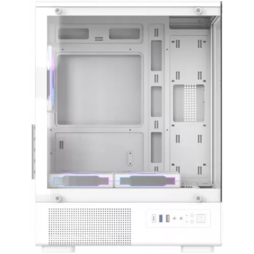 Корпус Formula Crystal Z1CM v2 белый без БП mATX 1xUSB2.0 1xUSB3.0 audio bott PSU