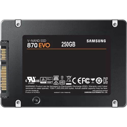 Накопитель SSD Samsung SATA-III 250GB MZ-77E250B/AM 870 EVO 2.5"