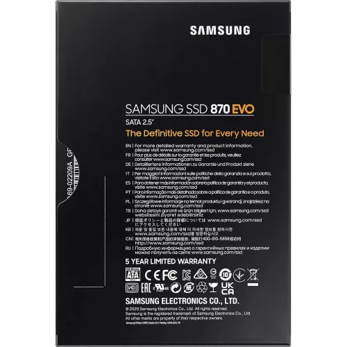 Накопитель SSD Samsung SATA-III 250GB MZ-77E250B/AM 870 EVO 2.5"