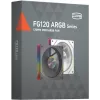 Вентилятор для корпуса PcCooler FG120 ARGB 120х120x25 черный 4-pin 28.4дБ (FG120 ARGB BK) Ret