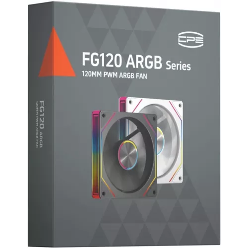 Вентилятор для корпуса PcCooler FG120 ARGB 120х120x25 черный 4-pin 28.4дБ (FG120 ARGB BK) Ret