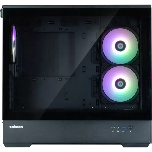 Корпус Zalman P30 V2 черный без БП mATX 6x120mm 5x140mm 1xUSB3.0 audio bott PSU
