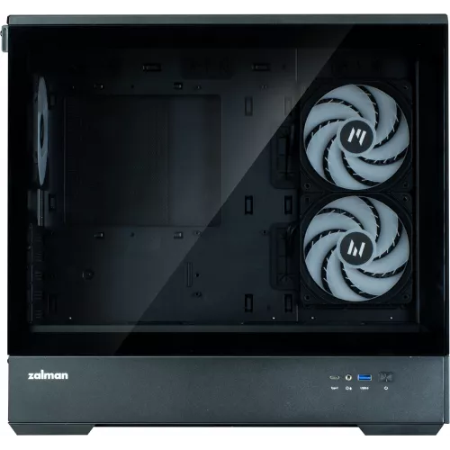 Корпус Zalman P30 V2 черный без БП mATX 6x120mm 5x140mm 1xUSB3.0 audio bott PSU
